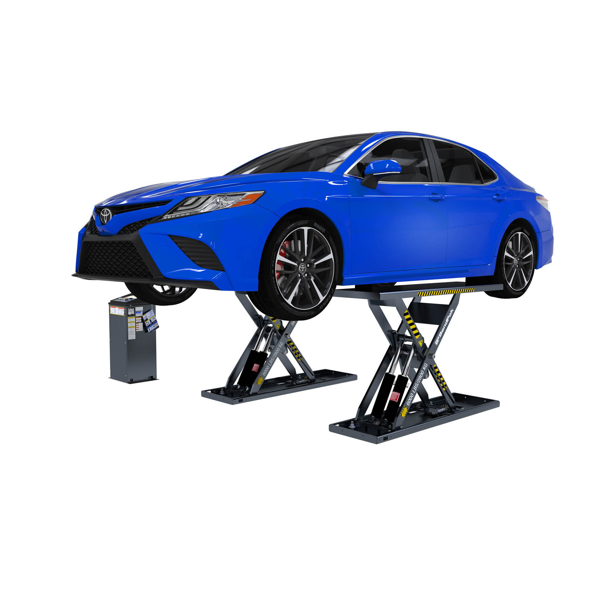 BendPak Mid-Rise Open-Center Scissor Lift, 6000-Lb. Capacity, Model# MDS6LPF